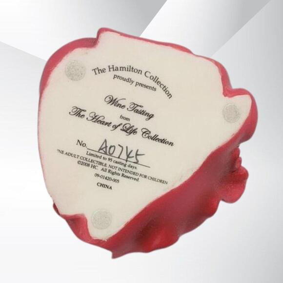 2/$50 Thomas Kinkade Wine Tasting Figurine A0745 2008 Hamilton Heart of Life - Picture 6 of 8